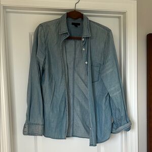 J. Crew Light Blue Denim Shirt